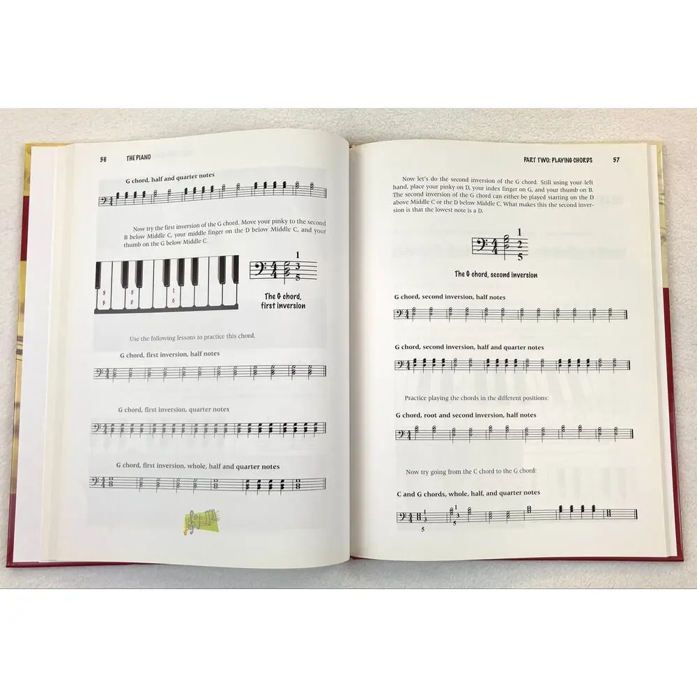 Learn to Play the Piano Book Step-By-Step Music Guide by Frank Cappelli